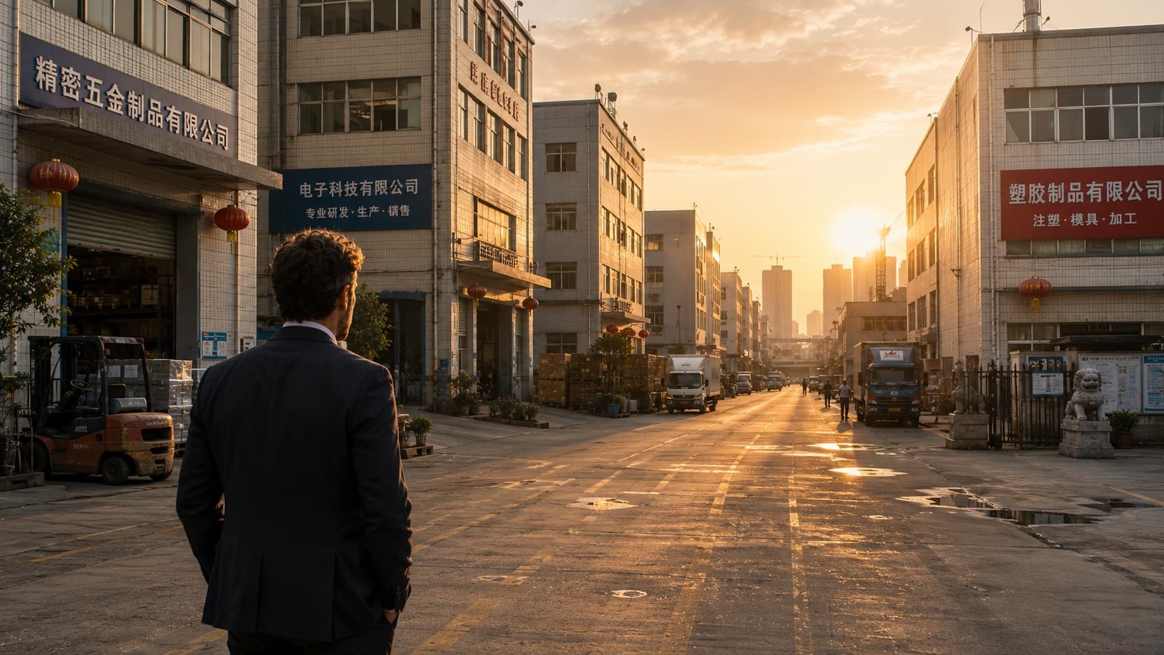 Agent de sourcing comparant des fournisseurs chinois pour un importateur français